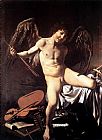Caravaggio Canvas Paintings - Amor Vincit Omnia